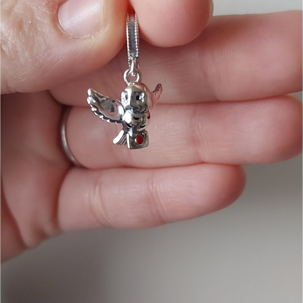 925 Silver Harry Potter Hedwig Charm - Picture 7 of 7